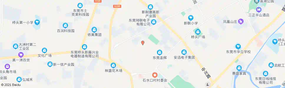 东莞岭头工业区_公交站地图_东莞公交_妙搜公交查询2025