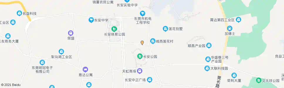 东莞西安路7号_公交站地图_东莞公交_妙搜公交查询2025