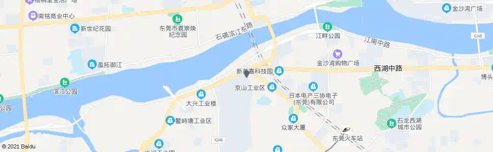 东莞京山村_公交站地图_东莞公交_妙搜公交查询2025