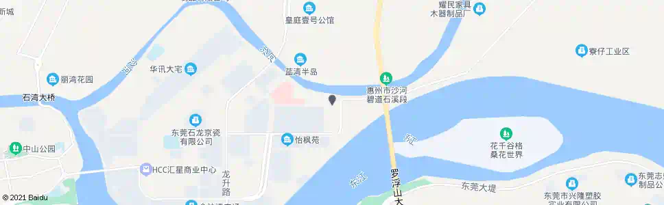 东莞新城加油站_公交站地图_东莞公交_妙搜公交查询2025