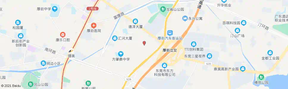 东莞角元都塘公园_公交站地图_东莞公交_妙搜公交查询2025