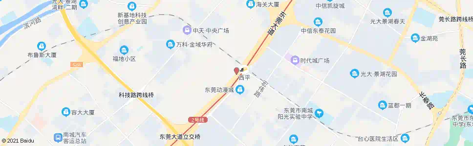 东莞环南路西_公交站地图_东莞公交_妙搜公交查询2025