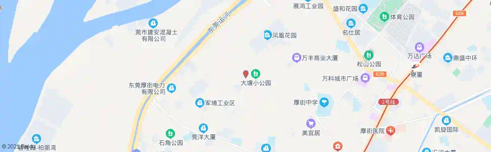 东莞曹家村_公交站地图_东莞公交_妙搜公交查询2025