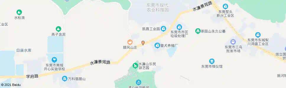 东莞水濂山矿泉水厂_公交站地图_东莞公交_妙搜公交查询2025