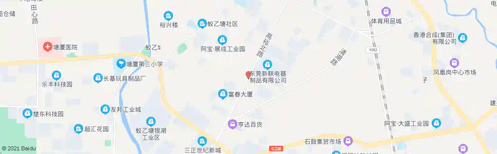 东莞新联路口_公交站地图_东莞公交_妙搜公交查询2025