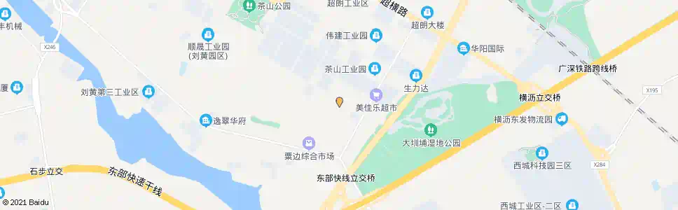 东莞大连塘工业区_公交站地图_东莞公交_妙搜公交查询2025