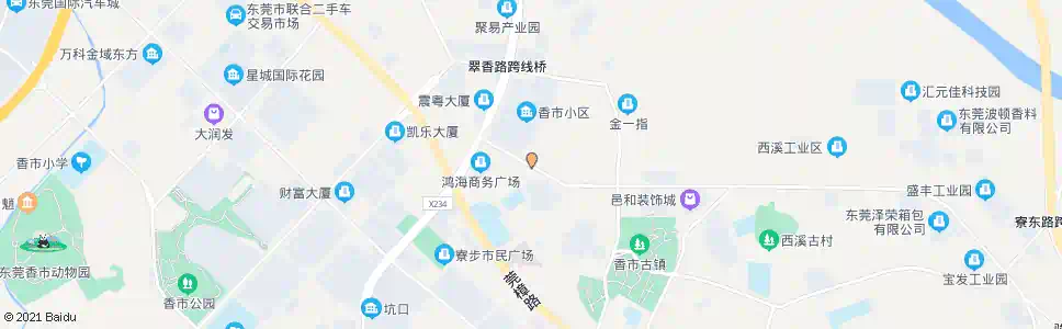 东莞世和路_公交站地图_东莞公交_妙搜公交查询2025