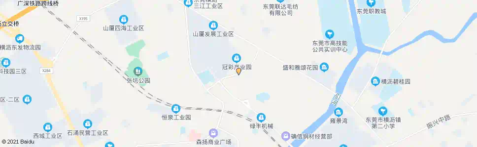 东莞横沥工业区_公交站地图_东莞公交_妙搜公交查询2025