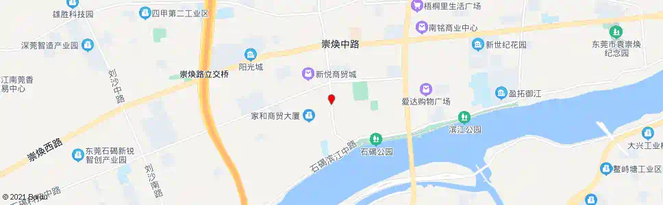 东莞下一村路口_公交站地图_东莞公交_妙搜公交查询2025