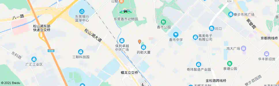 东莞药勒②_公交站地图_东莞公交_妙搜公交查询2025