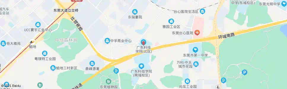 东莞南博学院_公交站地图_东莞公交_妙搜公交查询2025