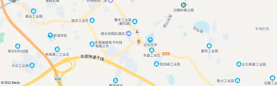 东莞华通城_公交站地图_东莞公交_妙搜公交查询2025