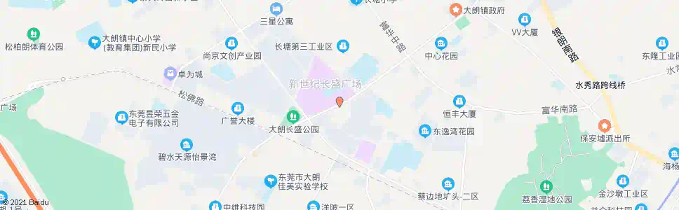 东莞长塘花园_公交站地图_东莞公交_妙搜公交查询2025