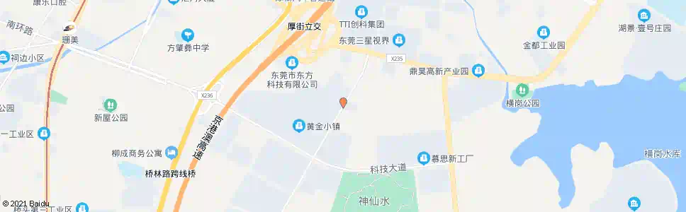 东莞河田派出所_公交站地图_东莞公交_妙搜公交查询2025