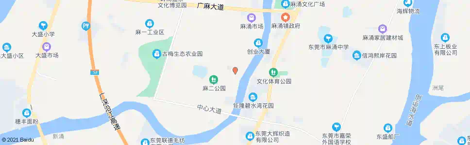 东莞四村广场_公交站地图_东莞公交_妙搜公交查询2025
