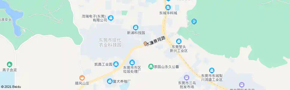 东莞水濂山路_公交站地图_东莞公交_妙搜公交查询2025
