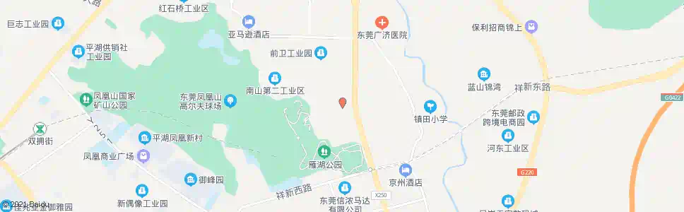 东莞北园西路_公交站地图_东莞公交_妙搜公交查询2025