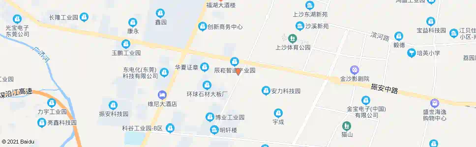 东莞上丰商业步行街_公交站地图_东莞公交_妙搜公交查询2025