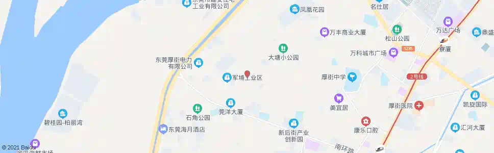 东莞太阳城_公交站地图_东莞公交_妙搜公交查询2025