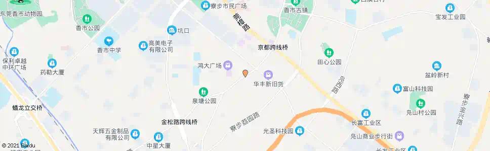 东莞石龙坑_公交站地图_东莞公交_妙搜公交查询2025