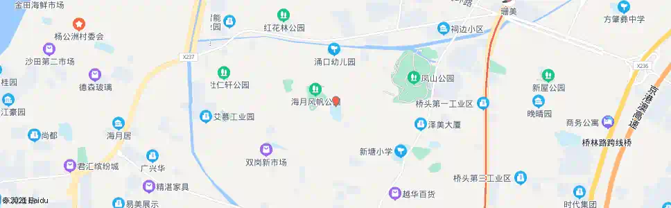 东莞海月学校_公交站地图_东莞公交_妙搜公交查询2025