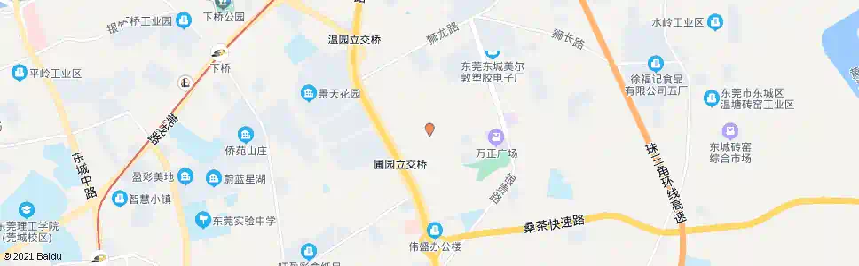 东莞桑园工业区_公交站地图_东莞公交_妙搜公交查询2025