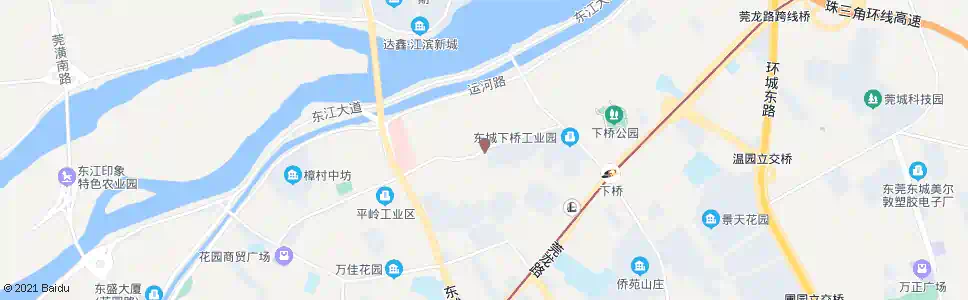 东莞下桥气站_公交站地图_东莞公交_妙搜公交查询2025