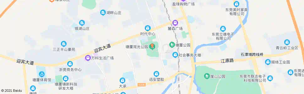 东莞塘厦观光公园_公交站地图_东莞公交_妙搜公交查询2025