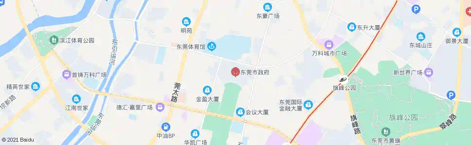 东莞镇政府(太平广场)_公交站地图_东莞公交_妙搜公交查询2025