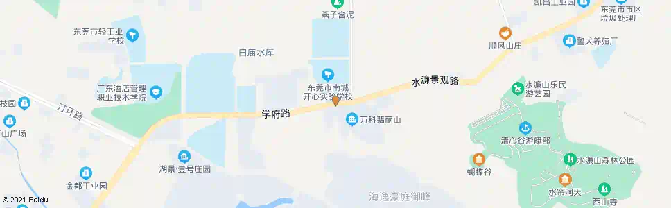 东莞御翠湖畔_公交站地图_东莞公交_妙搜公交查询2025