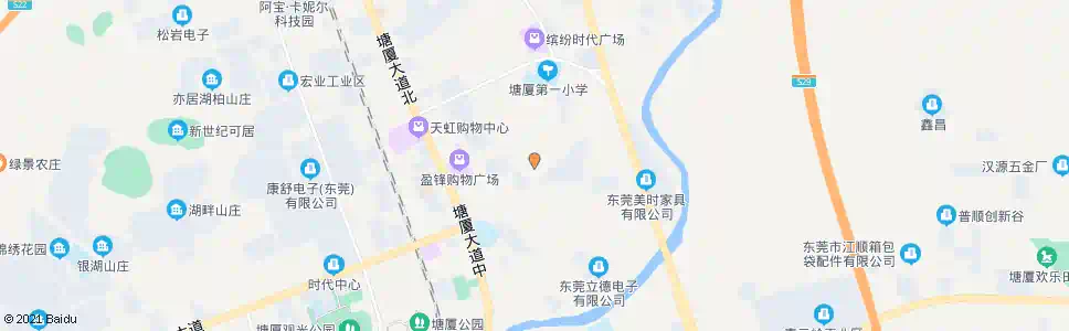 东莞莲湖市场_公交站地图_东莞公交_妙搜公交查询2025