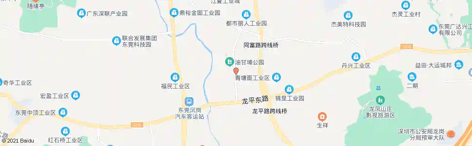 东莞油干埔村委_公交站地图_东莞公交_妙搜公交查询2025
