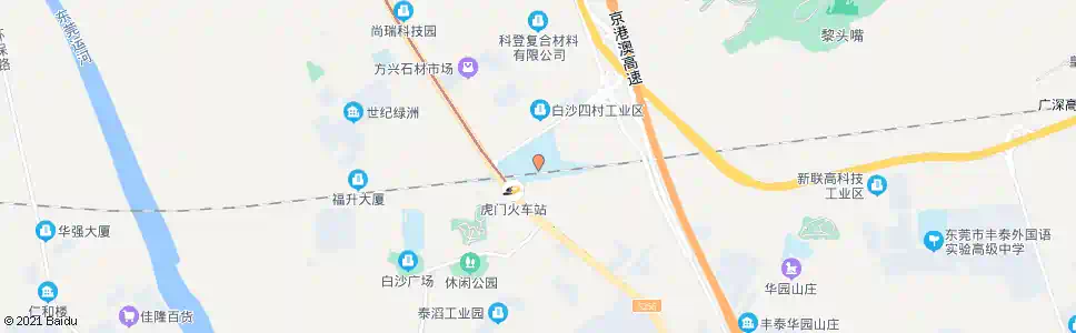 东莞虎门路口_公交站地图_东莞公交_妙搜公交查询2025