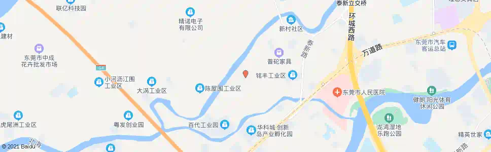 东莞扶屋水村_公交站地图_东莞公交_妙搜公交查询2025