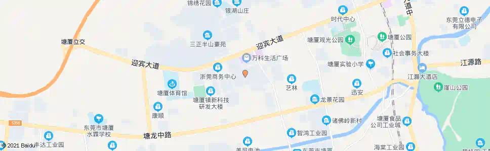 东莞隆福花园_公交站地图_东莞公交_妙搜公交查询2025