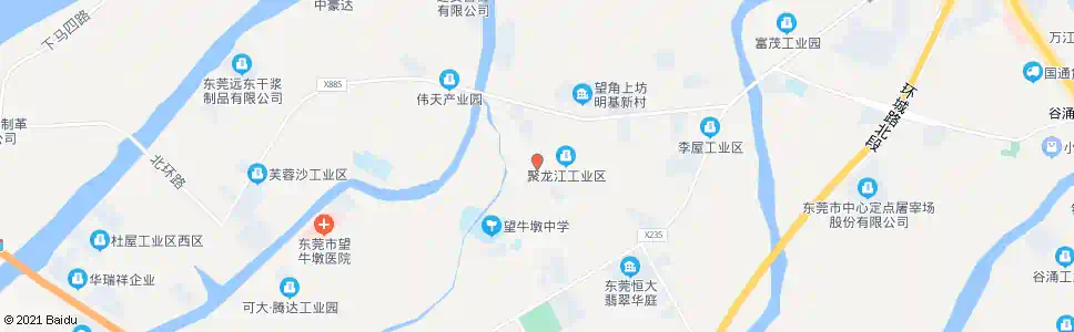 东莞龙江村_公交站地图_东莞公交_妙搜公交查询2025