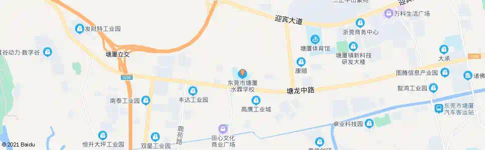 东莞水霖学校_公交站地图_东莞公交_妙搜公交查询2025