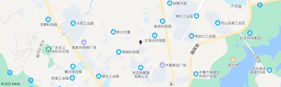 东莞诺普信厂_公交站地图_东莞公交_妙搜公交查询2025