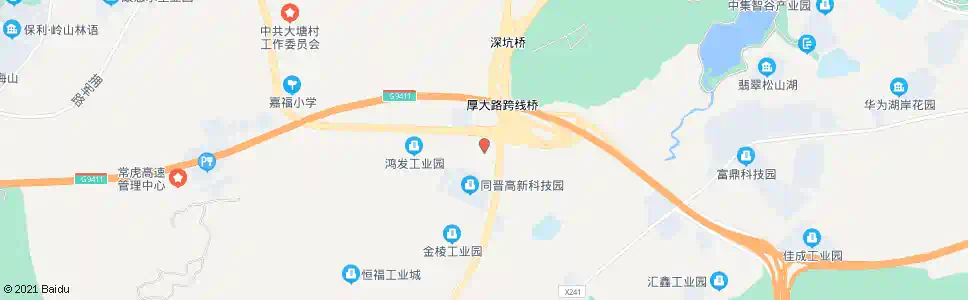 东莞杨屋工业区_公交站地图_东莞公交_妙搜公交查询2025
