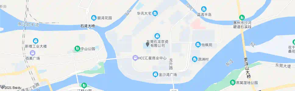 东莞石龙二中_公交站地图_东莞公交_妙搜公交查询2025