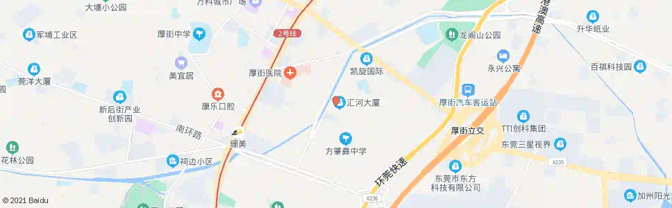 东莞同利五金厂_公交站地图_东莞公交_妙搜公交查询2025