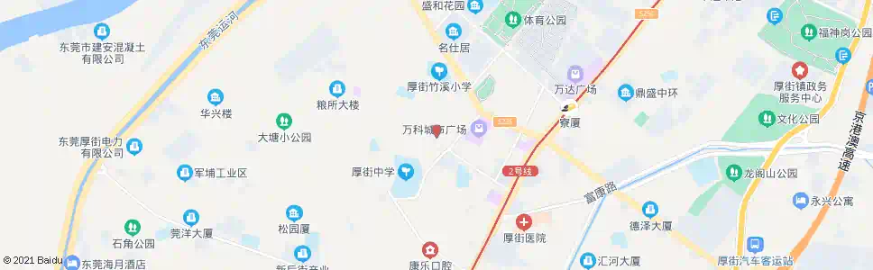 东莞东风村委_公交站地图_东莞公交_妙搜公交查询2025
