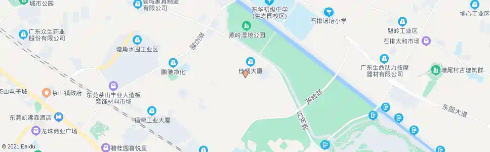 东莞对塘工业区_公交站地图_东莞公交_妙搜公交查询2025