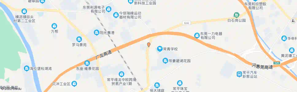 东莞松柏塘_公交站地图_东莞公交_妙搜公交查询2025