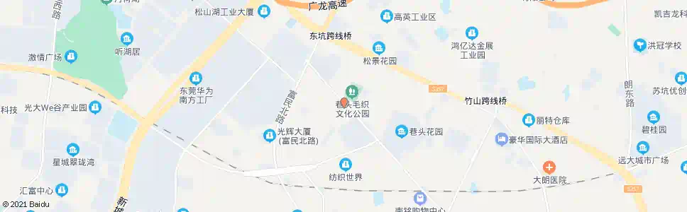 东莞毛织贸易中心_公交站地图_东莞公交_妙搜公交查询2025