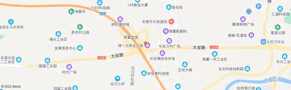 东莞长安北站(站外)_公交站地图_东莞公交_妙搜公交查询2025