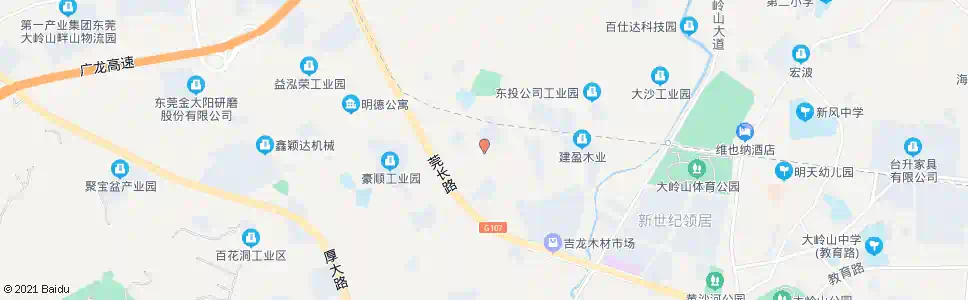 东莞太公岭路口_公交站地图_东莞公交_妙搜公交查询2025