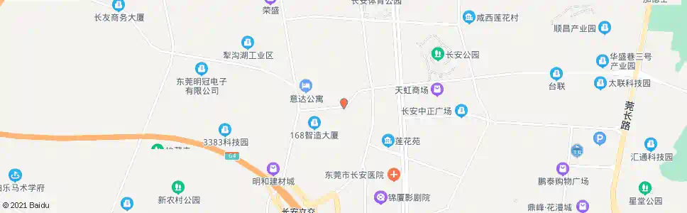 东莞西湖花园_公交站地图_东莞公交_妙搜公交查询2025