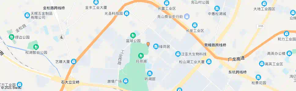 东莞绿荷居_公交站地图_东莞公交_妙搜公交查询2025