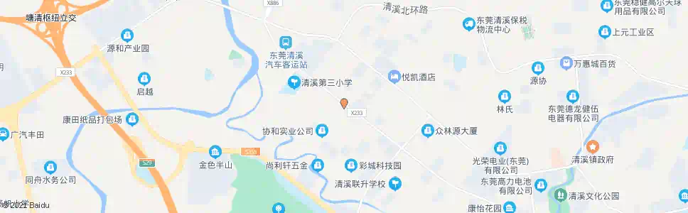 东莞百家村路口_公交站地图_东莞公交_妙搜公交查询2025